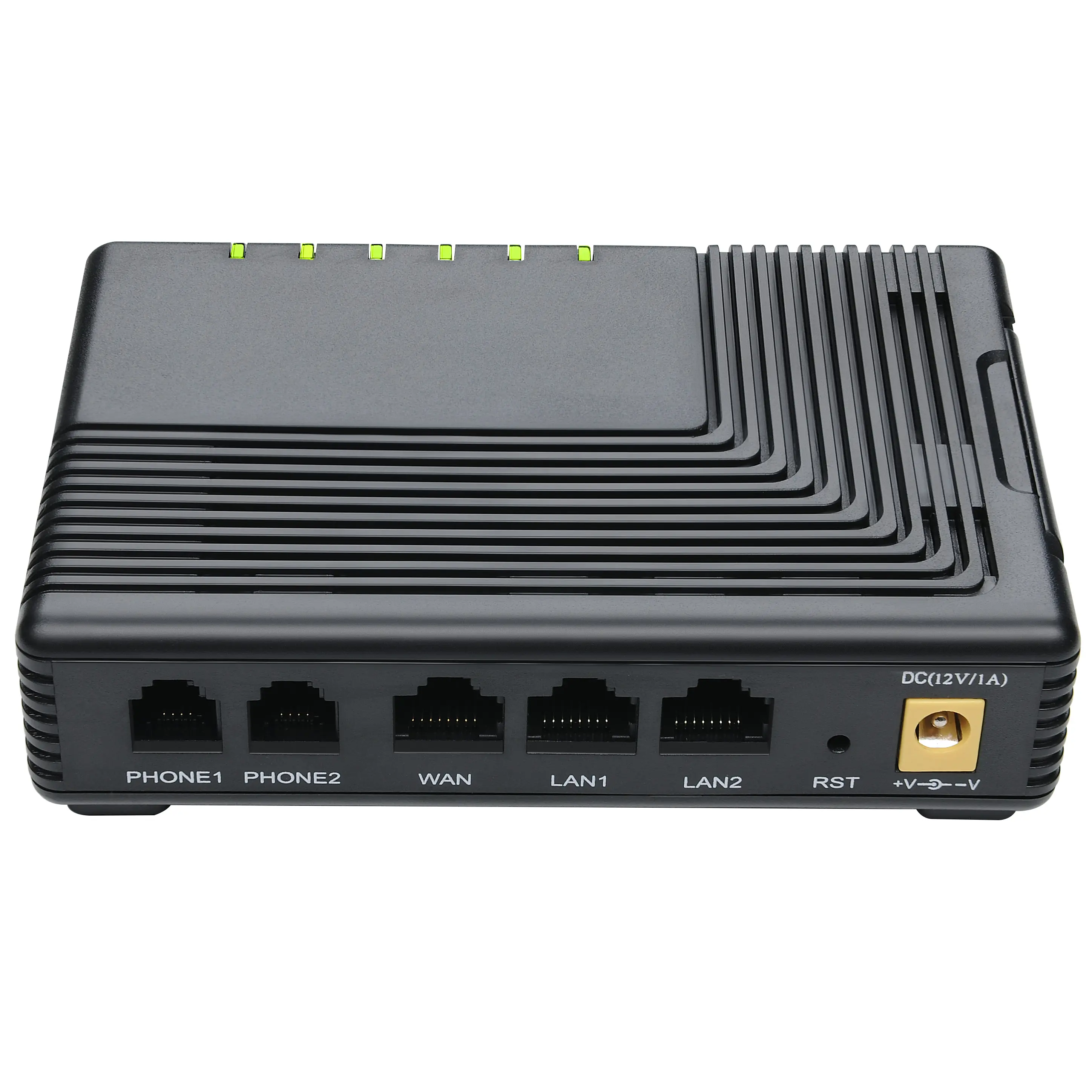 Adaptor VoIP berkinerja tinggi dengan 2 port FXS support mendukung protokol TR069 & SNMP