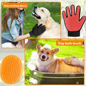 Boquilla 8 en 1 para ducharse para mascotas, manguera de jardín, rociador, actualización, lavado de perros cachorros con botella dispensadora de jabón de 100CC y guantes para lavar perros - Product Image 6