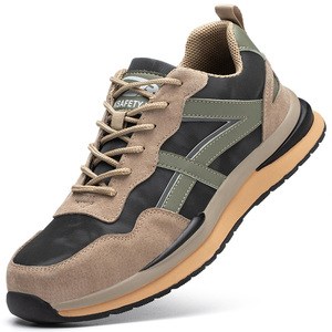 Zapatillas de Seguridad <span class=keywords><strong>para</strong></span> Hombre, Verano y Otoño, con Puntera de Acero, Cómodas <span class=keywords><strong>para</strong></span> Trabajar - Product Image 3