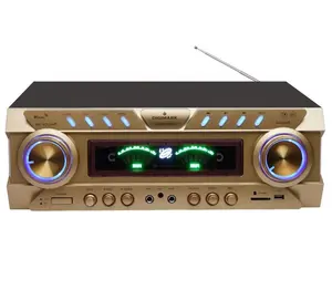 verstärker bord mic echo Suppliers-Karaoke-Mixer-Verstärker mit 120W und USB/Echo NC-64 Stereo L/R RCA TRS/Mikrofon