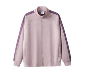 Conjunto de <span class=keywords><strong>chándal</strong></span> personalizado de peso pesado, conjunto de dos piezas para correr para <span class=keywords><strong>hombre</strong></span>, <span class=keywords><strong>chándal</strong></span> a rayas, ropa deportiva, chaqueta informal con cremallera, cuello levantado - Product Image 1