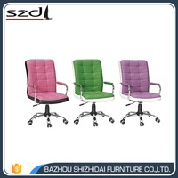 Chaise de bureau au design coloré 2026 avec accoudoirs, mobilier de bureau SD-124