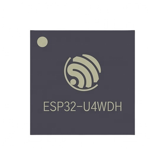 ESPRESSIF ESP32-U4WDH Dual Core WIFI SOC IC Used for Esp32 WiFi BLE Modules with 4MB SPI Flash for Iot Solutions & Software