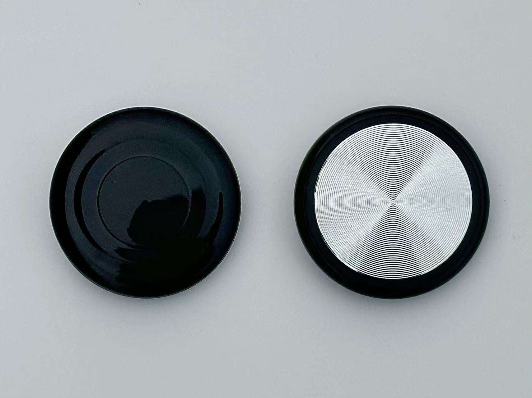 ปลอกซิลิโคนชุบสีดำลาย CD สำหรับ Android และ Apple ใช้งานได้กับทุกอุปกรณ์