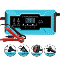 Harga Murah pabrik dibuat langsung penjualan pengisi daya baterai mobil sepeda motor otomatis Charger pengisi daya dengan tampilan LCD Uni Eropa AS