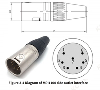 Kconbot Unité de contrôle d'urgence certifiée IP65 Contrôleur manuel à main filaire AGVS AMRS Kits de modules électroniques pour chariot élévateur