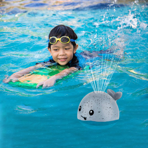 Jouet de bain léger électrique de haute qualité 1-3 ans bébé baleine blanche baleine bleue dans l'eau et plastique prix compétitif - Product Image 6