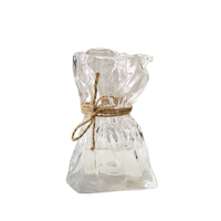 Vas Bunga Aeofa Sandblasted Straw Roped Japanese Zakka Ikebana dalam Tiga Warna