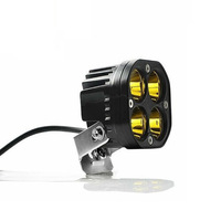 DAO Nouveau phare de travail LED 12V pour voiture, 3 pouces, 4 LED, 40W, 5000 lumens, 6500K, projecteur haute luminosité, montage universel, véhicule tout-terrain