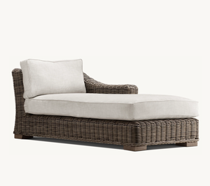 Modern Luxury All Weather Patio Garden Hotel Pool <b>Rattan</b> Set <b>Outdoor</b> Aluminium Furniture <b>Sofa</b>-Chaise Sectional - Product Image 6