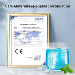 Eliminate 99.9% <strong>Oral</strong> Bacteria <strong>Effervescent</strong> <strong>Tablet</strong> Teeth Aligners Denture Cleaning <strong>Tablets</strong> for Full Half Denture - Product Image 6