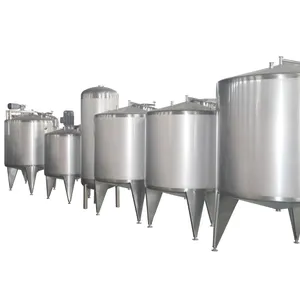 Factory Price Mixing Tank With Agitator Single Layer Double Layer Mixing Tank
