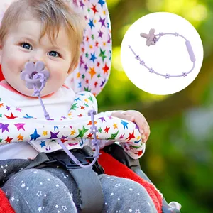 Hot Sale Bpa Kostenlose Silikon Schnuller Kette Zahnen Baby Beißring Spielzeug Baby Produkt