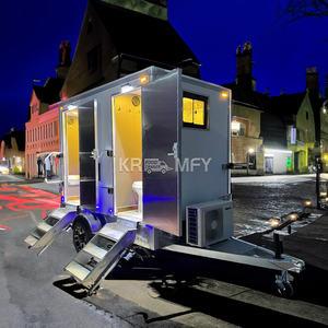 Remorques de toilettes mobiles de luxe fabriquées en Chine en 2025, toilettes portables, douches, remorques à vendre - Product Image 1