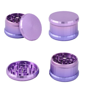 Offre Spéciale – Broyeur à Herbes en Alliage d'Aluminium Violet Dégradé, 4 Couches, pour Tabac et Accessoires Fumeurs - Product Image 5