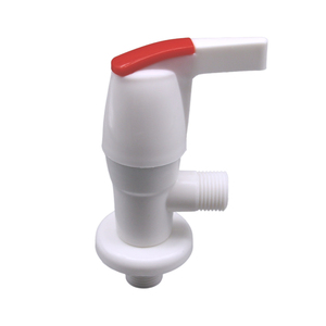 Robinet d'arrêt triangulaire en plastique blanc de haute qualité, prix de gros, 1/2 pouce - Product Image 6