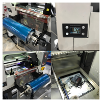 Impresora UV DTF 300S de 30 cm, Impresora de Etiquetas de Cristal en Rollo con 1 Cabezal de Impresión Epson I3200HD para Película AB