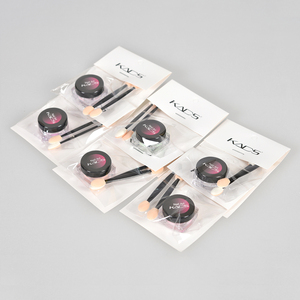 Poudre à ongles effet miroir chrome nude, pigment scintillant Aurora pour une manucure DIY brillante - Product Image 4