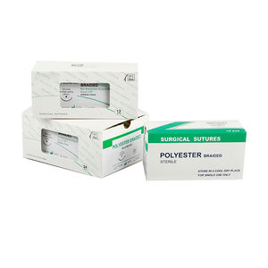 Suture chirurgicale vétérinaire premium PGA 910 Psd Pdo Soie Nylon 75cm avec <span class=keywords><strong>aiguille</strong></span> - Product Image 1