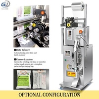 Machine de remplissage automatique de petits sachets de poudre d'épices pour l'emballage de boissons et d'aliments en sacs plastiques, motorisée et multifonctionnelle