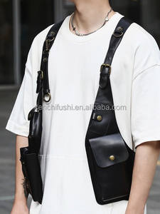 Sac de poitrine pour <span class=keywords><strong>moto</strong></span> D2039 pour hommes et femmes - Gilet de <span class=keywords><strong>moto</strong></span> et sac à dos de voyage de style messager - Product Image 5