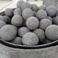 Billes de broyage en acier forgé de haute qualité 25-150 mm, matériau B2 pour l'exploitation minière de la fer et du cuivre