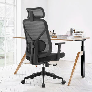 Muebles de Oficina Modernos Silla de Oficina Giratoria de Malla Silla Ergonómica para Escritorio de Computadora con Soporte Lumbar 2D Silla Oficina Chaise De Bureau - Product Image 1