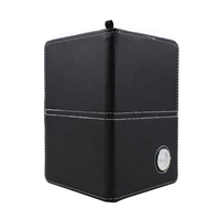 Housse de marqueur de score de golf en cuir PU de luxe avec marqueur de golf, livraison gratuite d'un marqueur de balle et d'un crochet, logo personnalisable OEM