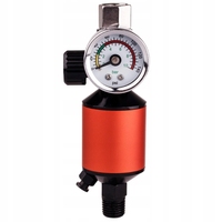 Pistol Semprot Cat Tekanan Tinggi Pneumatik Profesional 1/4 Inci dengan Pengurang Tekanan & Spigot Dehidrator