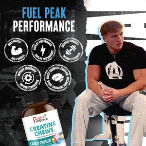 Creatina Masticable de Alta Calidad, 120 Tabletas, Apoya la Función Saludable para Hombres y Mujeres, Suplemento Dietético de Creatina Masticable - Product Image 5