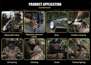 أفضل قفازات قوات خاصة تكتيكية للإصبع الكامل محمية يدويًا ، أفضل قفازات ذات شاشة لمس مزدوجة النخيل ، قفازات - Product Image 6