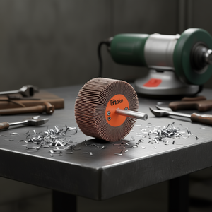 Roue à lamelles abrasives Ttake 25x15 mm, grain 60, tige de 6 mm pour le meulage et le polissage - Product Image 3