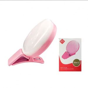 Portable Rechargeable LED Camera Selfie Ring Light Customize Design Flash Mobile Cell Phone Beauty Live Filling Mini Lamp - Product Image 3