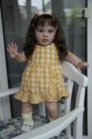 Muñeca Reborn NPK Pippa de 26 Pulgadas, Versión Niña, Ya Pintada y Terminada, Bebé Realista de 6 Meses, con Piel 3D