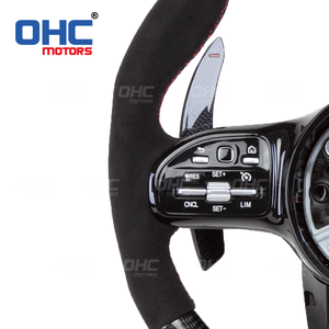 Volant en fibre de carbone Ohc Motors pour Mercedes Benz C63 <span class=keywords><strong>Amg</strong></span> W205 W222 Mercedes <span class=keywords><strong>Amg</strong></span> Gt Volant en cuir suédé - Product Image 4