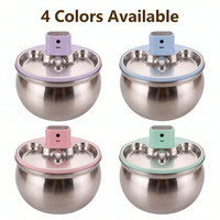 Fontaine à eau pour animaux de compagnie en acier inoxydable de 3,5 L avec pompe sans fil, filtration multicouche et grand bassin pour chats et chiens (vente en gros)