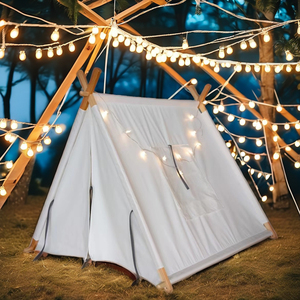 Tienda de lona plegable Wind Valley para 2 personas, poste de aluminio de una sola capa de 5m, <span class=keywords><strong>tipi</strong></span> para dormir para niños en interiores/exteriores, venta al por mayor - Product Image 3