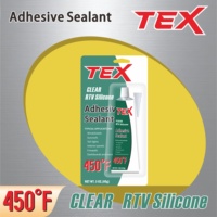 450 ℉   Adhésif silicone transparent TEX RTV