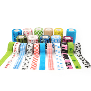 AUPCON özel elastik vet wrap kendinden yapışkanlı olmayan dokuma yapışkan bandaj - Product Image 5