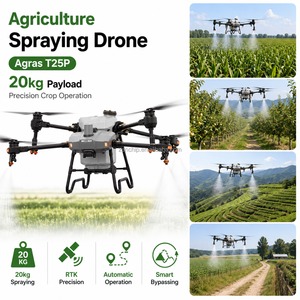 Dron Agrícola Agras T25P con Capacidad de Carga de 20 kg, UAV RTK para Operaciones de Protección de Cultivos, Granjas, Huertos y Campos - Product Image 1