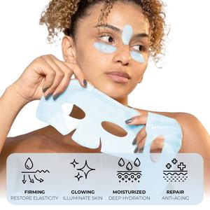 Mascarilla Facial de Colágeno con Péptidos y Ácido Hialurónico, Hidratante, Reafirmante, Iluminadora, Antiarrugas y Lifting, para Uso Nocturno - Product Image 5