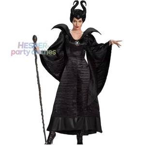 Disfraz de Maléfica de Angelina Jolie para Mujer, Vestido de Reina Bruja Oscura, Cosplay DIY - Product Image 1