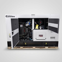 Générateur diesel silencieux de secours 28KW 35KVA 230V 50Hz triphasé avec télécommande à vendre