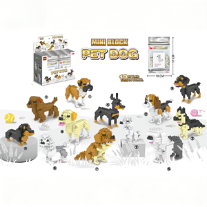<span class=keywords><strong>Mini</strong></span>-ensemble de blocs de construction pour chien, série de modèles d'animaux de compagnie à assembler soi-même, collection pour enfants et adultes, cadeaux et vente en gros - Product Image 2