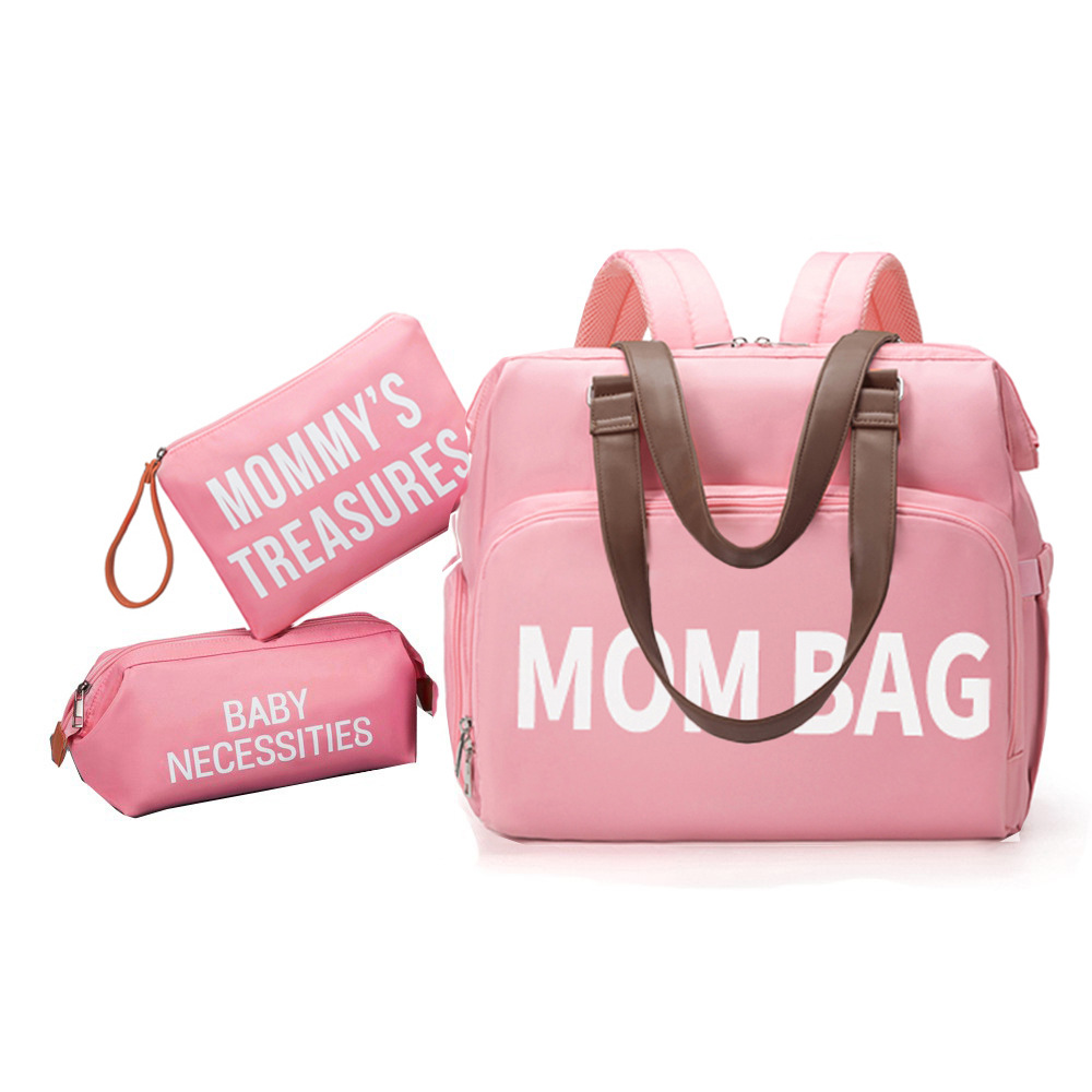 Pink mom two small bags