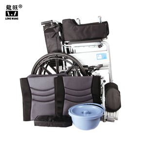 Reclinables silla de ruedas con baño desmontable reposapiés silla de ruedas para discapacidad mayores paralizado - Product Image 2