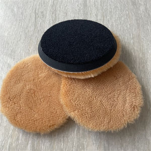Tampon de polissage en <span class=keywords><strong>laine</strong></span> <span class=keywords><strong>blanche</strong></span> naturelle brune pour voiture - Product Image 1