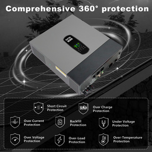 Datouboss EU cổ trên Off Grid <span class=keywords><strong>UPS</strong></span> 500V PV Điện áp 160A MPPT wifi thông minh 10KW 10.2kw 11Kw 48V lai năng lượng mặt trời hệ thống biến tần - Product Image 3