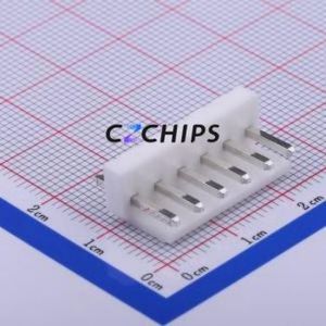 X9396WV-06-N0SN Wire-to-Board Pin Header Through hole Component (THT),P=3.96mm Connector 1x6P 3.96mm Through Hole VH - Product Image 1