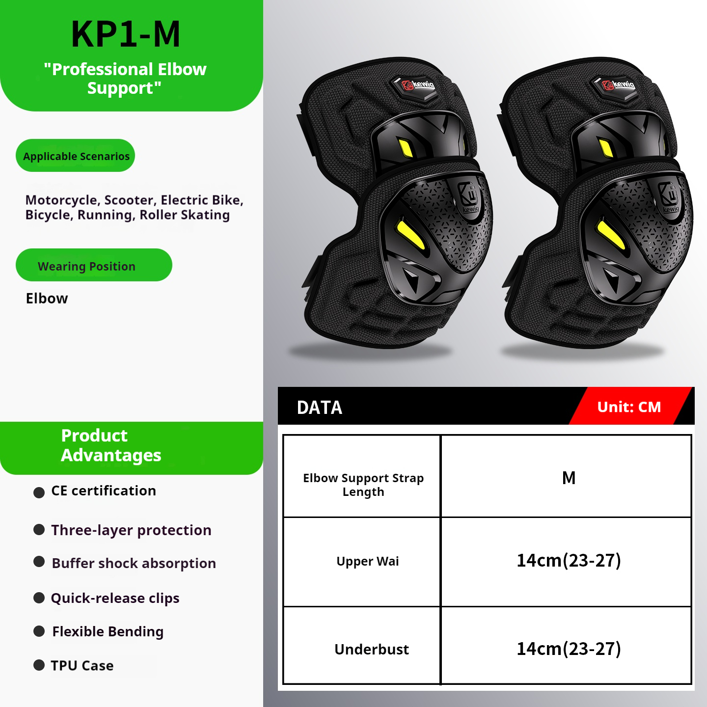 KP1-M Professional elbow